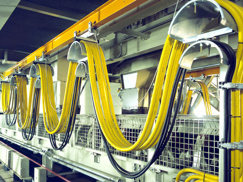 Cable plano para puentes grúa